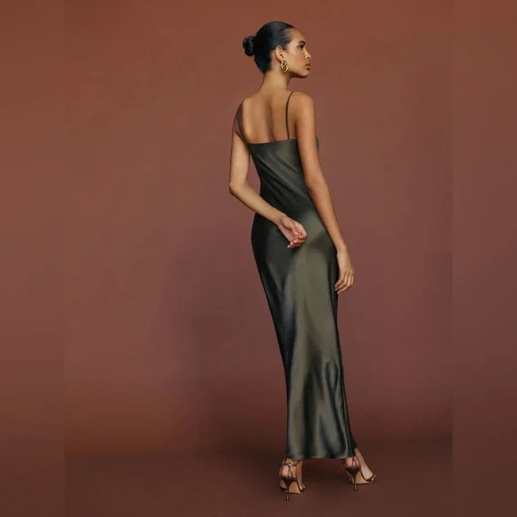 Reformation Brie Silk Dress - Picture 3 of 10